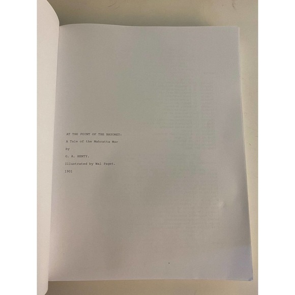 At the Point of the Bayonet A Tale of the Mahratta War G.A. Henty Book - Picture 2 of 3